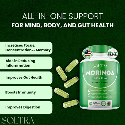 SOLTRA MORINGA POWDER CAPSULES