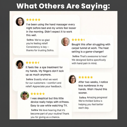 Soltra Smart Hand Massager